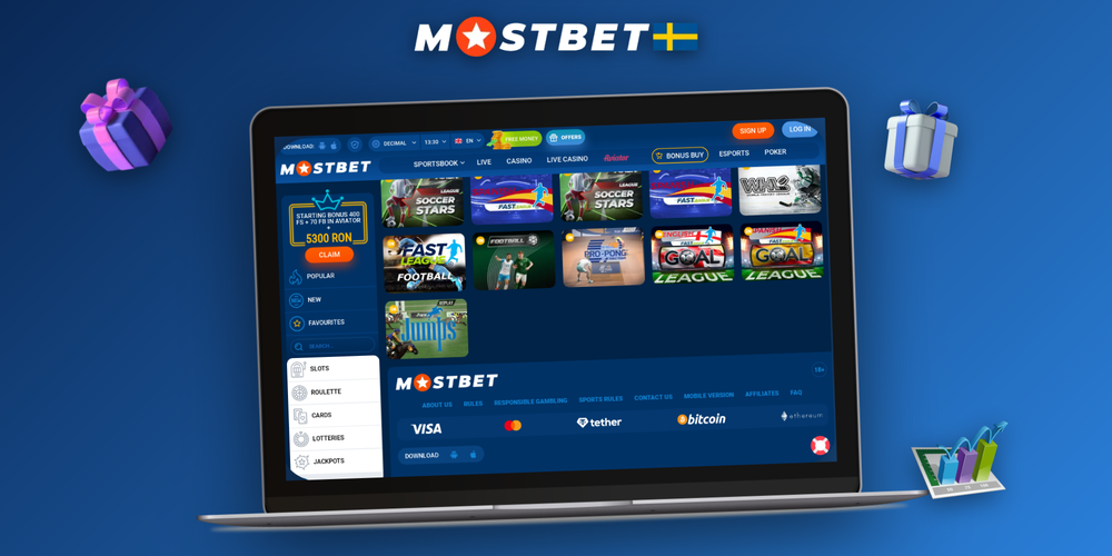 Mostbet ladda ner till PC – klienten i helskärm med livesport och statistik på stor skärm